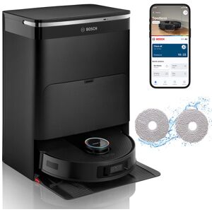 Bosch BCRDW3BX, Robot aspirapolvere e lavapavimenti, Spotless Max Cam, Nero Bosch BCRDW3BX, Robot aspirapolvere e lavapavimenti, Spotless Max Cam, Nero