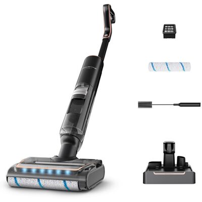 Rowenta X-Clean 7 , Lavapavimenti Senza Fili, Autonomia 50', Tecnologia Smart, Assistente Vocale, Autopulizia e Asciugatura, Luci Led, Pulizia Bordi, GZ5 Rowenta X-Clean 7 , Lavapavimenti Senza Fili, Autonomia 50', Tecnologia Smart, Assistente Vocale, Autopulizia e Asciugatura, Luci Led, Pulizia Bordi, GZ5
