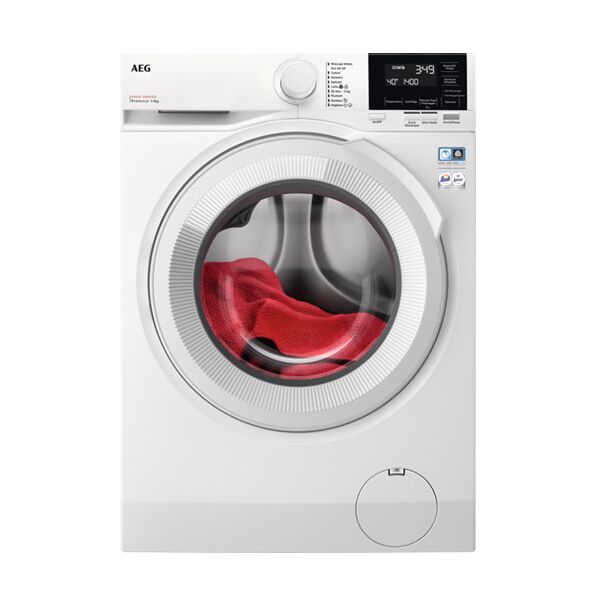 aeg lr6g94ow lavatrice caricamento frontale 9 kg 1351 giri/min bianco