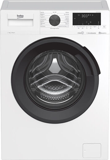 beko lavatrice a vapore wux71236ai-it, 7 kg, 1200 giri/min