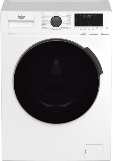 beko b300 lavatrice a vapore uwr94a6i, classe a, 9kg, 1400 giri/min