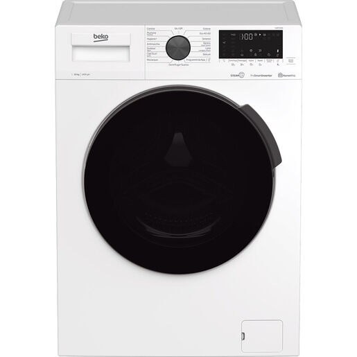 Beko Lavatrice a Vapore UWR104A6I, Classe A, 10kg, 1400 giri/min