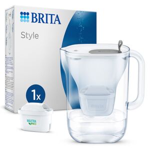 Brita Caraffa filtrante per acqua Style Grey (2.4L) incl. 1 x filtro M