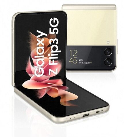 Samsung Galaxy Z Flip3 5g 17 Cm (6.7") Sim Singola Android 11 Usb Tipo-C 3300 Mah Crema (F711128c)