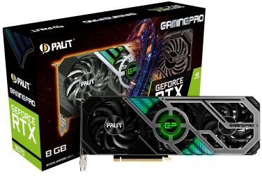 Palit Geforce Rtx 3070 Gamingpro 8g Oc Lhr - 3x Displayport / Hdmi (Ne63070s19p2-1041a_promo)