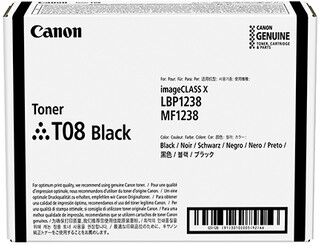 Canon Toner T08 Black Cartuccia Toner 1 Pz Originale Nero (3010c006)