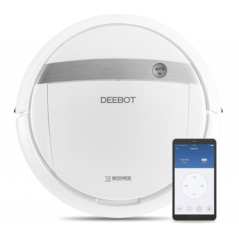 Ecovacs Aspirapolvere Robot Deebot M88 Bianco E Argento [M88] (M88)