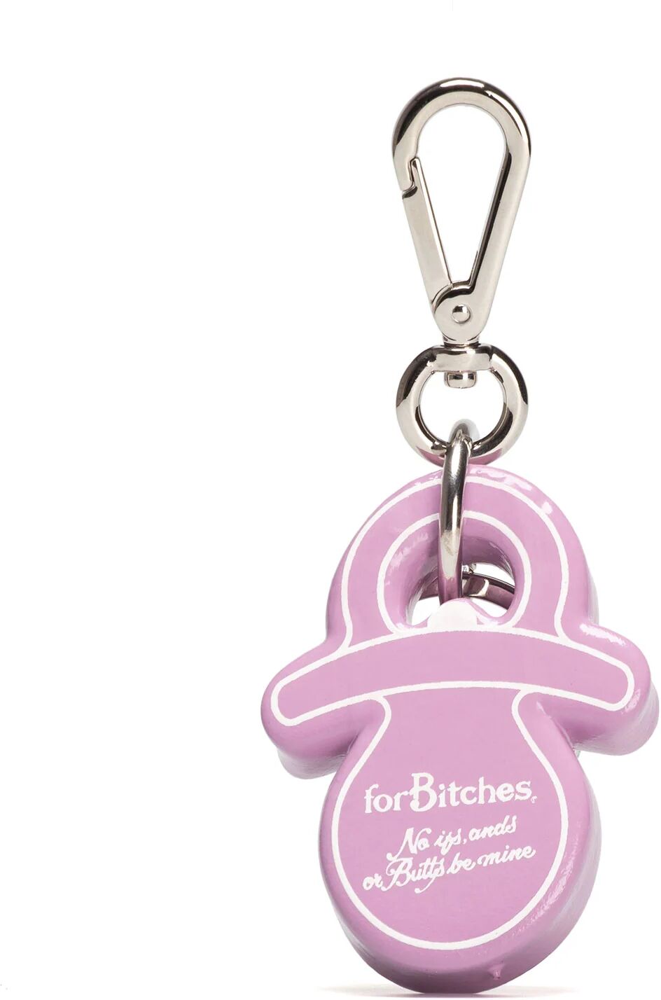 forBitches Suck me keychain Lilac unisex One Size