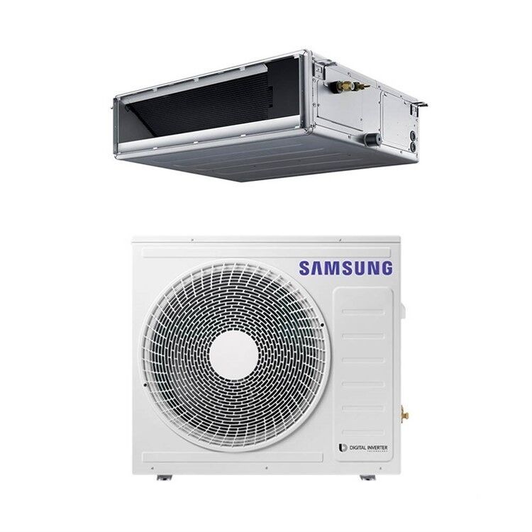 Samsung Canalizzabile Media Prevalenza R32 Climatizzatore Monosplit Inverter : Unità Esterna 7.1 Kw Unità Interna 24000 Btu