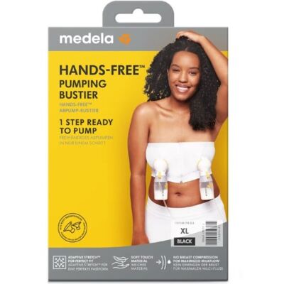 medela Bustino Hands-free per estrazione a mani libere bianco L medela Bustino Hands-free per estrazione a mani libere bianco L