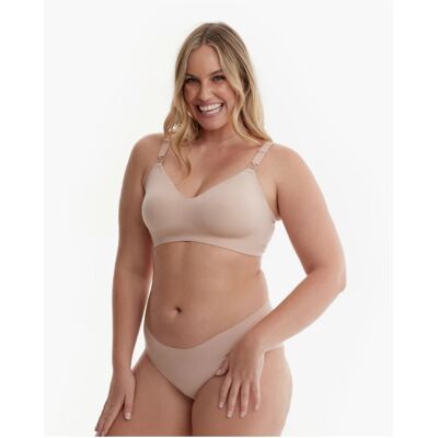 Reggiseno Per Allattamento YN21 Ultra Soft Momcozy Beige XL Reggiseno Per Allattamento YN21 Ultra Soft Momcozy Beige XL