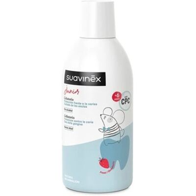 Collutorio Junior Gusto Fragola 500ml - Suavinex Collutorio Junior Gusto Fragola 500ml - Suavinex