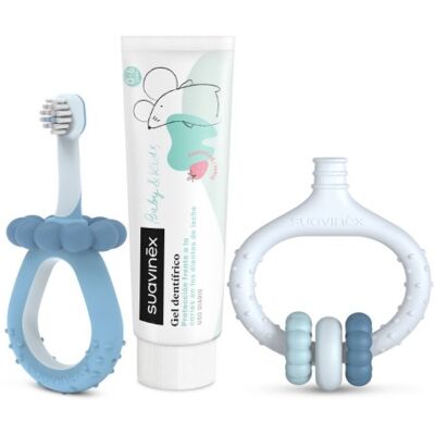 Il Mio Primo Set D'Igiene Orale Suavinex 0m+ Azzurro Il Mio Primo Set D'Igiene Orale Suavinex 0m+ Azzurro