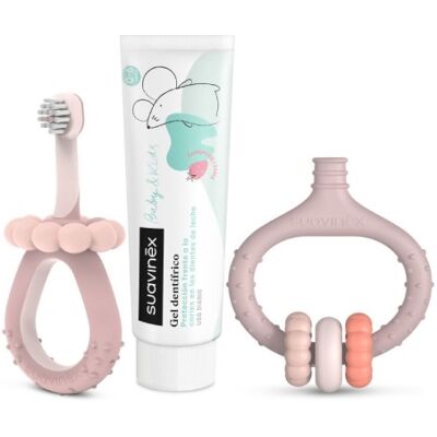 Il Mio Primo Set D'Igiene Orale Suavinex 0m+ Rosa Il Mio Primo Set D'Igiene Orale Suavinex 0m+ Rosa