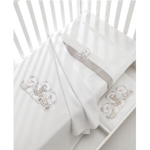 Completo Lenzuola 3pz Erbesi Mirtillo Tortora Completo Lenzuola 3pz Erbesi Mirtillo Tortora