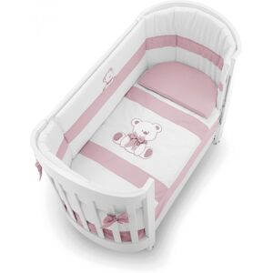 Piumone Sfilabile Erbesi Tato Ovale Bianco rosa Piumone Sfilabile Erbesi Tato Ovale Bianco rosa