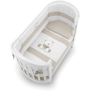 Piumone Sfilabile Erbesi Tato Ovale Bianco tortora Piumone Sfilabile Erbesi Tato Ovale Bianco tortora