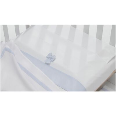 Set Lenzuola Lettino Erbesi Dudù Azzurro Set Lenzuola Lettino Erbesi Dudù Azzurro