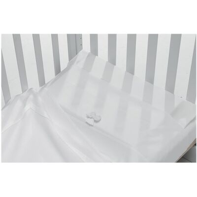 Set Lenzuola Lettino Erbesi Dudù Bianco Set Lenzuola Lettino Erbesi Dudù Bianco