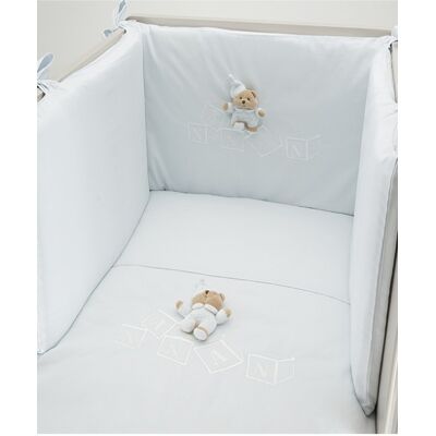 Set Piumone Letto Nanan Dadini Azzurro Set Piumone Letto Nanan Dadini Azzurro