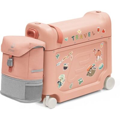 JETKIDS™ Pack DI STOKKE® Valigia Lettino + Zaino Coral Pink JETKIDS™ Pack DI STOKKE® Valigia Lettino + Zaino Coral Pink