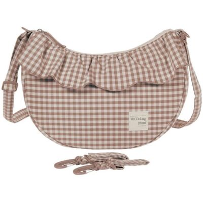 Borsa a Tracolla Gondola Praliné Vichy - Walking Mum Moka Borsa a Tracolla Gondola Praliné Vichy - Walking Mum Moka