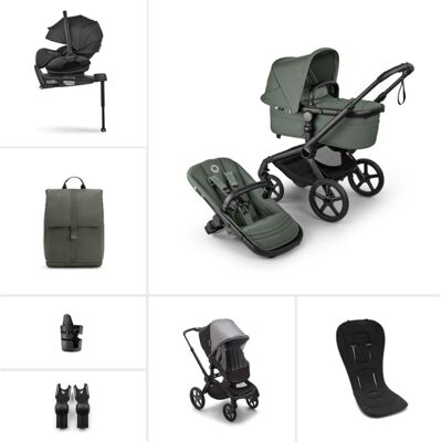 Bundle Estivo Completo Bugaboo Fox 5 Renew Forest Green/Black Bundle Estivo Completo Bugaboo Fox 5 Renew Forest Green/Black