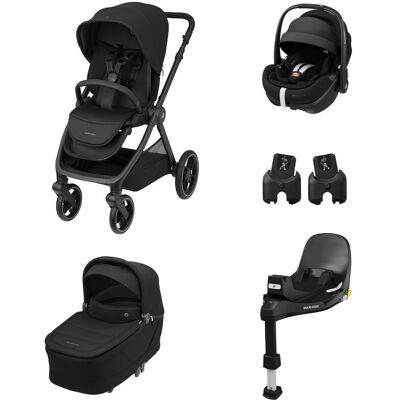 Maxi Cosi Trio Oxford + con Pebble 360 Pro² + Base FamilyFix 360 Pro e Adattatori OMAGGIO- Maxi-Cosi Twillic Black Maxi Cosi Trio Oxford + con Pebble 360 Pro² + Base FamilyFix 360 Pro e Adattatori OMAGGIO- Maxi-Cosi Twillic Black