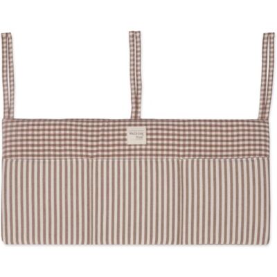 Organizer Per Culla Praliné Vichy - Walking Mum Matcha Organizer Per Culla Praliné Vichy - Walking Mum Matcha