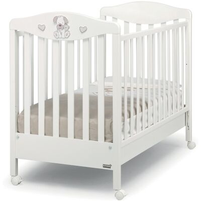 Letto per bambini Erbesi Lucky - Tortora Bianco Letto per bambini Erbesi Lucky - Tortora Bianco