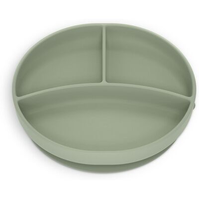 Piattino in silicone verde Suavinex con divisori Piattino in silicone verde Suavinex con divisori