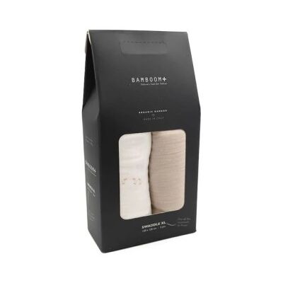 Swaddle Muslin XL Multiuso Bamboom 2 Pezzi 120x120 cm Farm buddies Swaddle Muslin XL Multiuso Bamboom 2 Pezzi 120x120 cm Farm buddies