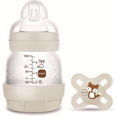 Biberon Mam con tettarella in silicone 130ml - Set biberon e succhietto Biberon Mam con tettarella in silicone 130ml - Set biberon e succhietto