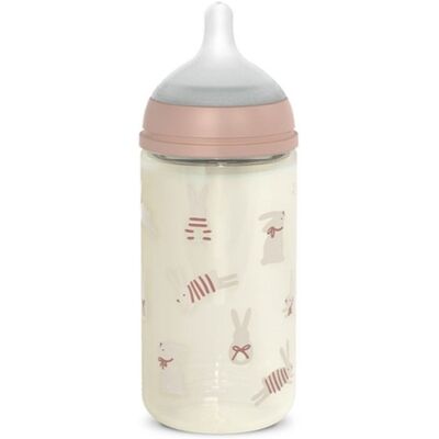 Biberon In Vetro 240 Ml Flusso Medio - Suavinex Wonderland Coniglio Rosa Biberon In Vetro 240 Ml Flusso Medio - Suavinex Wonderland Coniglio Rosa