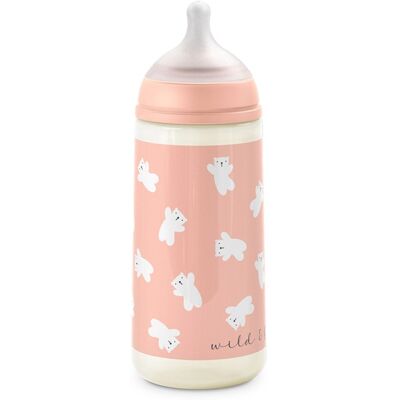 Biberon Suavinex Wild & Free 360 Ml Rosa Biberon Suavinex Wild & Free 360 Ml Rosa