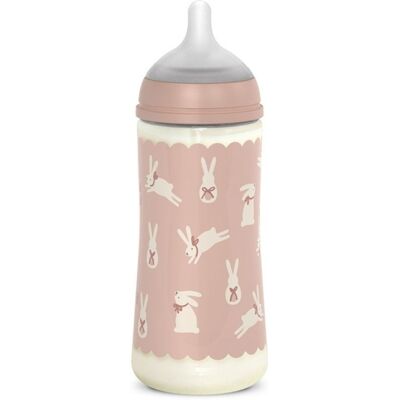 Biberon In Silicone SX PRO Suavinex Wonderland Coniglio Rosa 360 ml Biberon In Silicone SX PRO Suavinex Wonderland Coniglio Rosa 360 ml