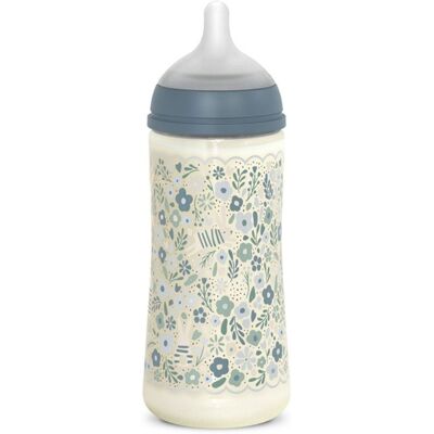 Biberon In Silicone SX PRO Suavinex Wonderland Liberty Azzurro 360 ml Biberon In Silicone SX PRO Suavinex Wonderland Liberty Azzurro 360 ml