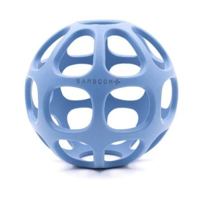 Giochino dentizione Bamboom per bambino - Silicone, Blu, Stimola i sensi Giochino dentizione Bamboom per bambino - Silicone, Blu, Stimola i sensi
