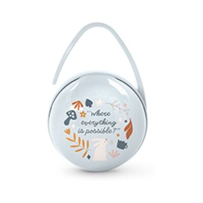 Scatola Portaciuccio Duo Suavinex Wonderland Azzurro Scatola Portaciuccio Duo Suavinex Wonderland Azzurro