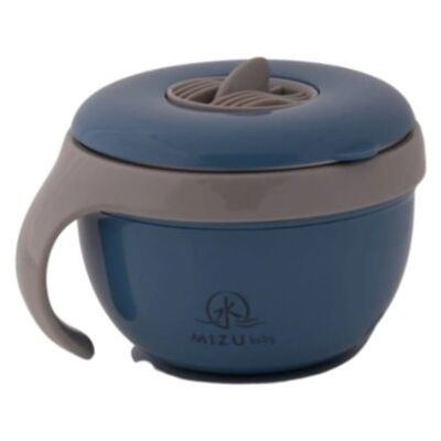 Mizu Baby Mizubaby Piatto Caldo Taiki Azzurro-Grigio Mizu Baby Mizubaby Piatto Caldo Taiki Azzurro-Grigio