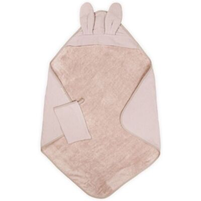 Bagno Duo Waffle Asciugamano Con Cappuccio e Guanto Bamboom Vintage Pink Bagno Duo Waffle Asciugamano Con Cappuccio e Guanto Bamboom Vintage Pink