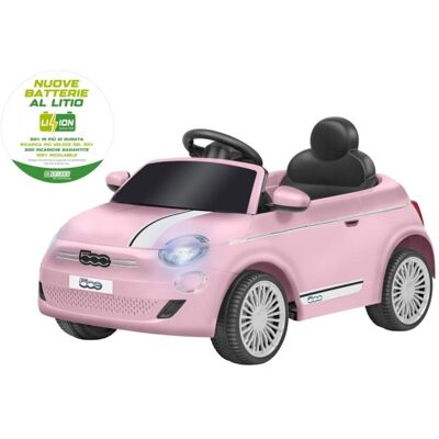 Fiat 500e Radiocomandata 12V Globo Rosa Fiat 500e Radiocomandata 12V Globo Rosa