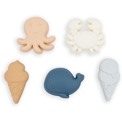 Set Formine Bamboom Silicone Blu Set Formine Bamboom Silicone Blu