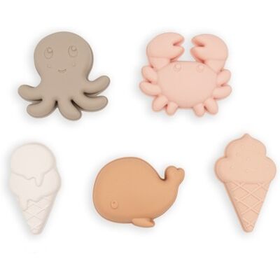 Set Formine Bamboom Silicone Rosa Set Formine Bamboom Silicone Rosa