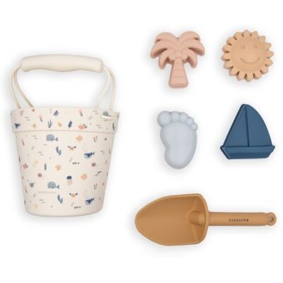 Set Spiaggia Bamboom In Silicone Sealife Set Spiaggia Bamboom In Silicone Sealife