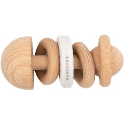Sonaglio Legno e Silicone Bamboom - Design Italiano, Naturale, Sicuro Sonaglio Legno e Silicone Bamboom - Design Italiano, Naturale, Sicuro