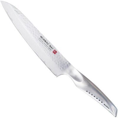 Coltello da Cucina Global Sai 21cm - Acciaio Cromova, Manico Ergonomico Coltello da Cucina Global Sai 21cm - Acciaio Cromova, Manico Ergonomico