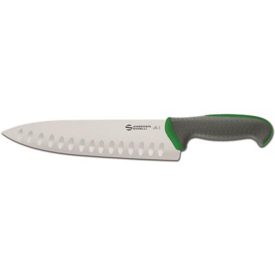 Sanelli Ambrogio - Coltello Trinciante cuoco alveolato - Verde - 24 cm - Chef knife Sanelli Ambrogio - Coltello Trinciante cuoco alveolato - Verde - 24 cm - Chef knife