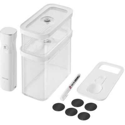 Zwilling piccoli elettrodomestici Set ZWILLING Fresh&Save CUBE M con pompa sottovuoto / 5 pezzi Zwilling piccoli elettrodomestici Set ZWILLING Fresh&Save CUBE M con pompa sottovuoto / 5 pezzi
