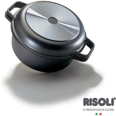 Risoli Casseruola multiuso in alluminio antiaderente, diam. 24cm Risoli Casseruola multiuso in alluminio antiaderente, diam. 24cm